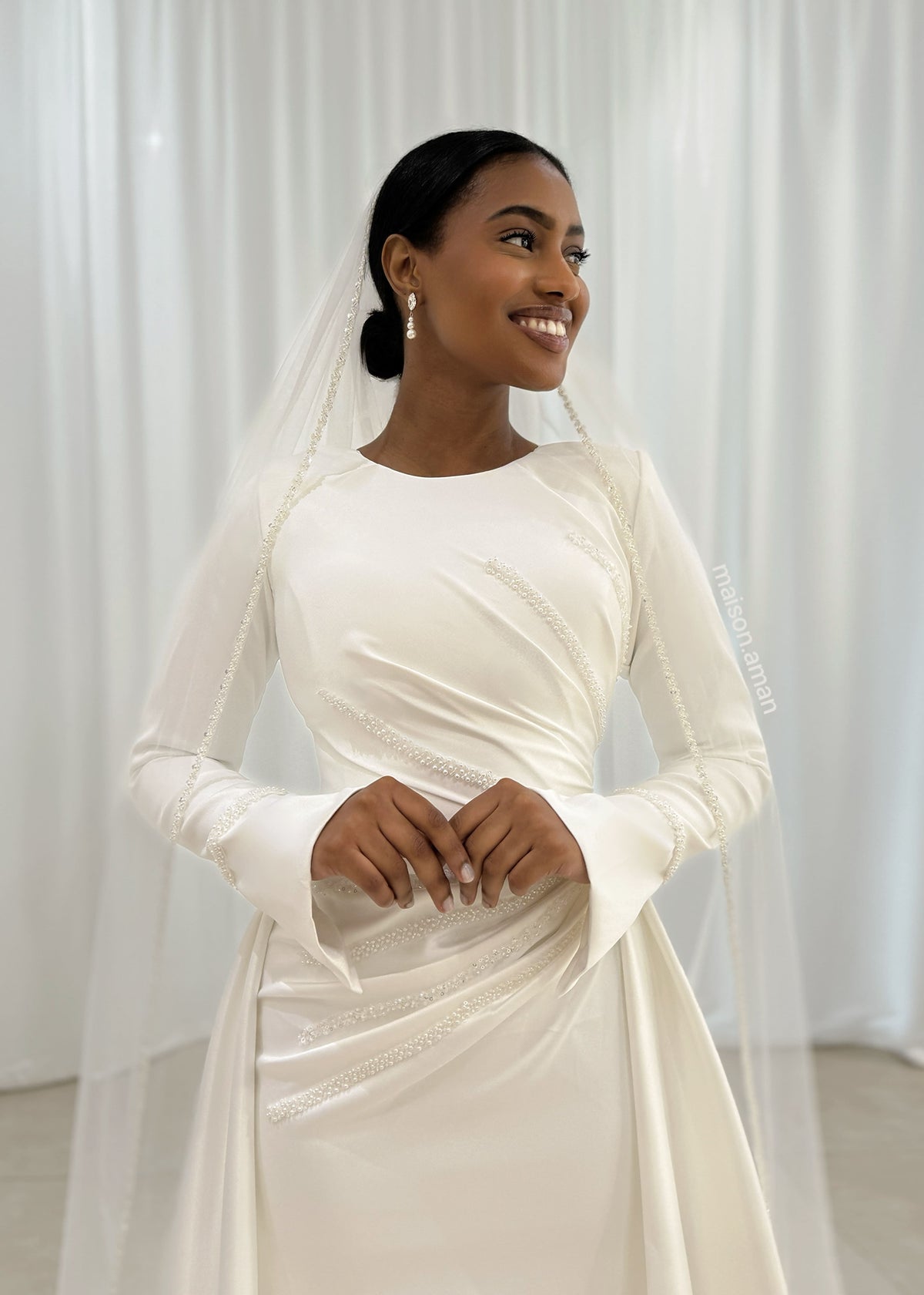 Voile de mariage par Maison Aman